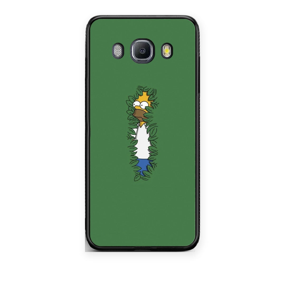 Θήκη Samsung Galaxy J7 2016 Bush Man από τη Smartfits με σχέδιο στο πίσω μέρος και μαύρο περίβλημα | Samsung Galaxy J7 2016 Bush Man case with colorful back and black bezels