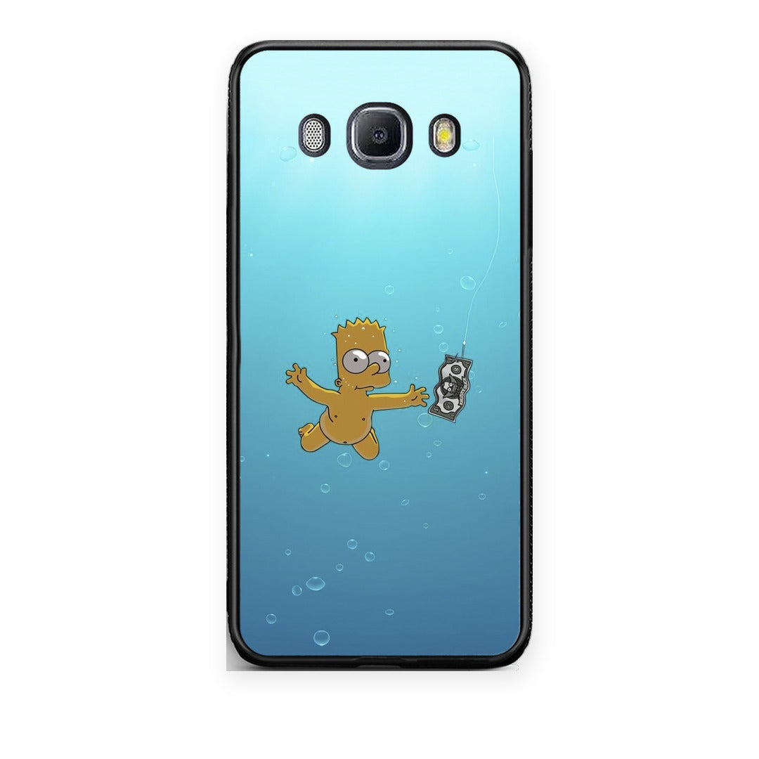 Θήκη Samsung Galaxy J7 2016 Chasing Money από τη Smartfits με σχέδιο στο πίσω μέρος και μαύρο περίβλημα | Samsung Galaxy J7 2016 Chasing Money case with colorful back and black bezels