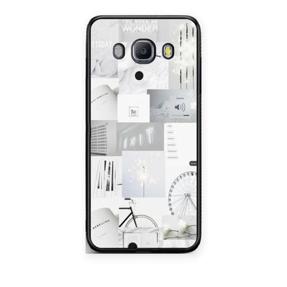 Θήκη Samsung Galaxy J7 2016 Collage Make Me Wonder από τη Smartfits με σχέδιο στο πίσω μέρος και μαύρο περίβλημα | Samsung Galaxy J7 2016 Collage Make Me Wonder case with colorful back and black bezels