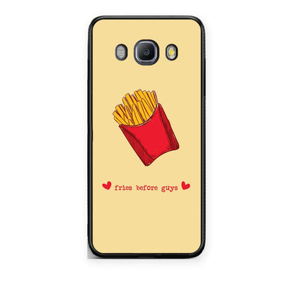 Θήκη Samsung Galaxy J7 2016 Fries Before Guys από τη Smartfits με σχέδιο στο πίσω μέρος και μαύρο περίβλημα | Samsung Galaxy J7 2016 Fries Before Guys case with colorful back and black bezels