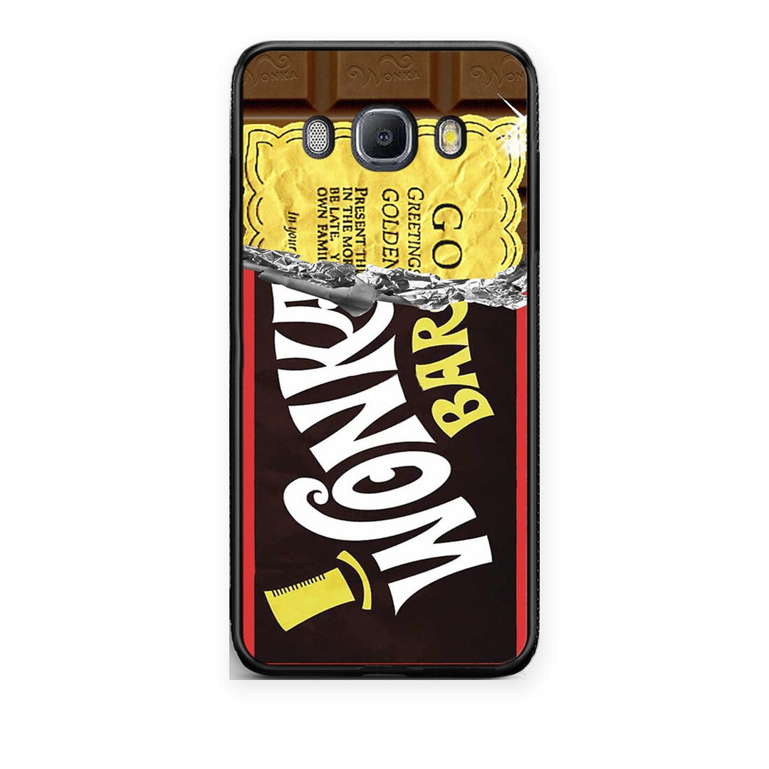 Θήκη Samsung Galaxy J7 2016 Golden Ticket από τη Smartfits με σχέδιο στο πίσω μέρος και μαύρο περίβλημα | Samsung Galaxy J7 2016 Golden Ticket case with colorful back and black bezels