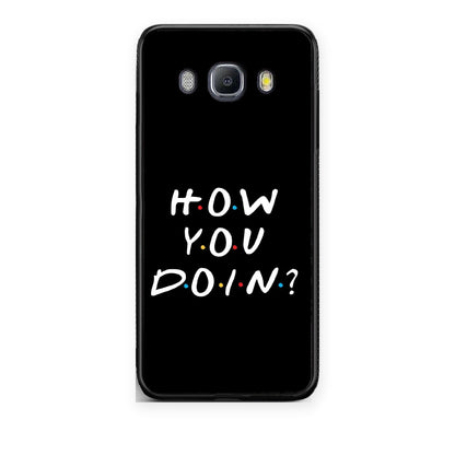 Θήκη Samsung Galaxy J7 2016 How You Doin από τη Smartfits με σχέδιο στο πίσω μέρος και μαύρο περίβλημα | Samsung Galaxy J7 2016 How You Doin case with colorful back and black bezels