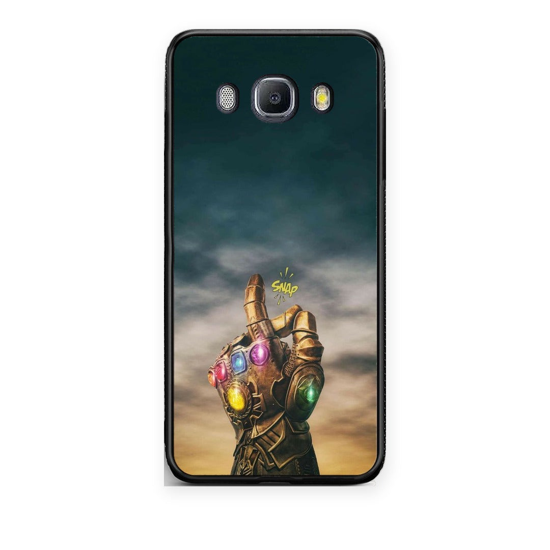 Θήκη Samsung Galaxy J7 2016 Infinity Snap από τη Smartfits με σχέδιο στο πίσω μέρος και μαύρο περίβλημα | Samsung Galaxy J7 2016 Infinity Snap case with colorful back and black bezels
