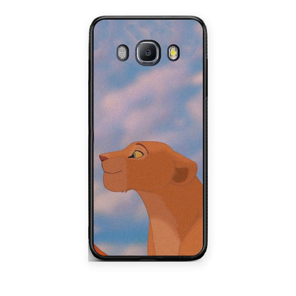 Θήκη Samsung Galaxy J7 2016 Lion Love 2 από τη Smartfits με σχέδιο στο πίσω μέρος και μαύρο περίβλημα | Samsung Galaxy J7 2016 Lion Love 2 case with colorful back and black bezels