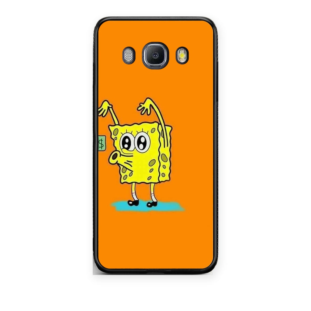 Θήκη Samsung Galaxy J7 2016 No Money 2 από τη Smartfits με σχέδιο στο πίσω μέρος και μαύρο περίβλημα | Samsung Galaxy J7 2016 No Money 2 case with colorful back and black bezels