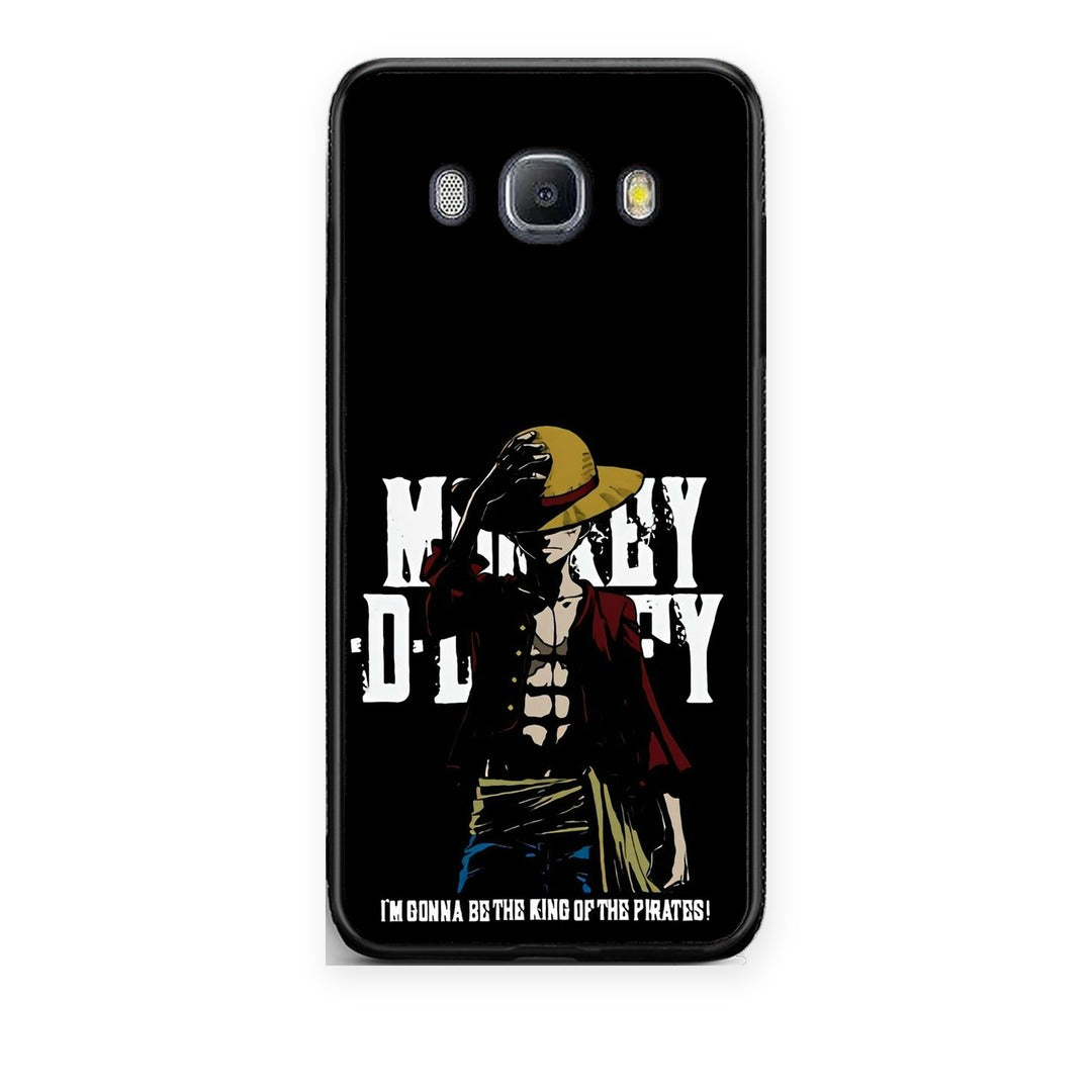 Θήκη Samsung Galaxy J7 2016 Pirate King από τη Smartfits με σχέδιο στο πίσω μέρος και μαύρο περίβλημα | Samsung Galaxy J7 2016 Pirate King case with colorful back and black bezels