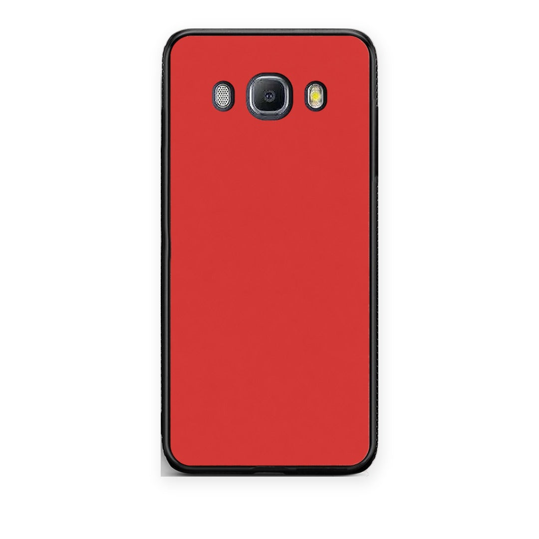 Θήκη Samsung Galaxy J7 2016 Poppy Red από τη Smartfits με σχέδιο στο πίσω μέρος και μαύρο περίβλημα | Samsung Galaxy J7 2016 Poppy Red case with colorful back and black bezels