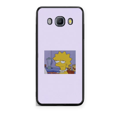 Θήκη Samsung Galaxy J7 2016 So Happy από τη Smartfits με σχέδιο στο πίσω μέρος και μαύρο περίβλημα | Samsung Galaxy J7 2016 So Happy case with colorful back and black bezels