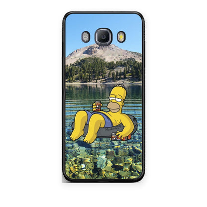Θήκη Samsung Galaxy J7 2016 Summer Happiness από τη Smartfits με σχέδιο στο πίσω μέρος και μαύρο περίβλημα | Samsung Galaxy J7 2016 Summer Happiness case with colorful back and black bezels