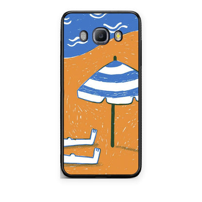 Θήκη Samsung Galaxy J7 2016 Summering από τη Smartfits με σχέδιο στο πίσω μέρος και μαύρο περίβλημα | Samsung Galaxy J7 2016 Summering case with colorful back and black bezels