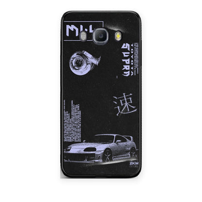 Θήκη Samsung Galaxy J7 2016 Tokyo Drift από τη Smartfits με σχέδιο στο πίσω μέρος και μαύρο περίβλημα | Samsung Galaxy J7 2016 Tokyo Drift case with colorful back and black bezels