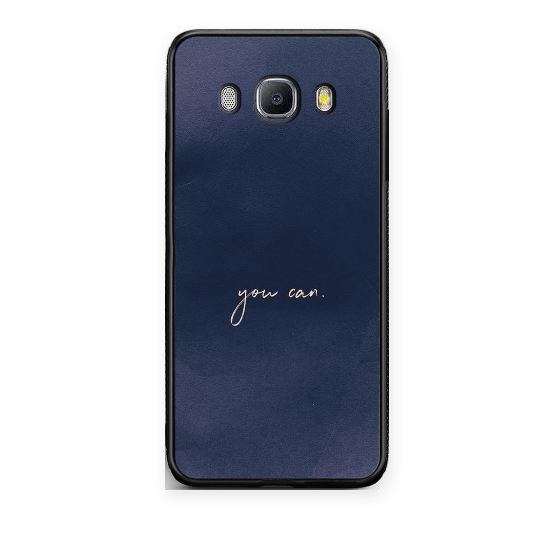Θήκη Samsung Galaxy J7 2016 You Can από τη Smartfits με σχέδιο στο πίσω μέρος και μαύρο περίβλημα | Samsung Galaxy J7 2016 You Can case with colorful back and black bezels