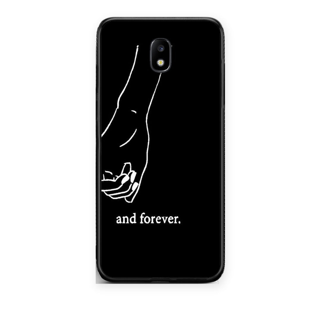Θήκη Samsung Galaxy J7 2017 Always & Forever 2 από τη Smartfits με σχέδιο στο πίσω μέρος και μαύρο περίβλημα | Samsung Galaxy J7 2017 Always & Forever 2 case with colorful back and black bezels