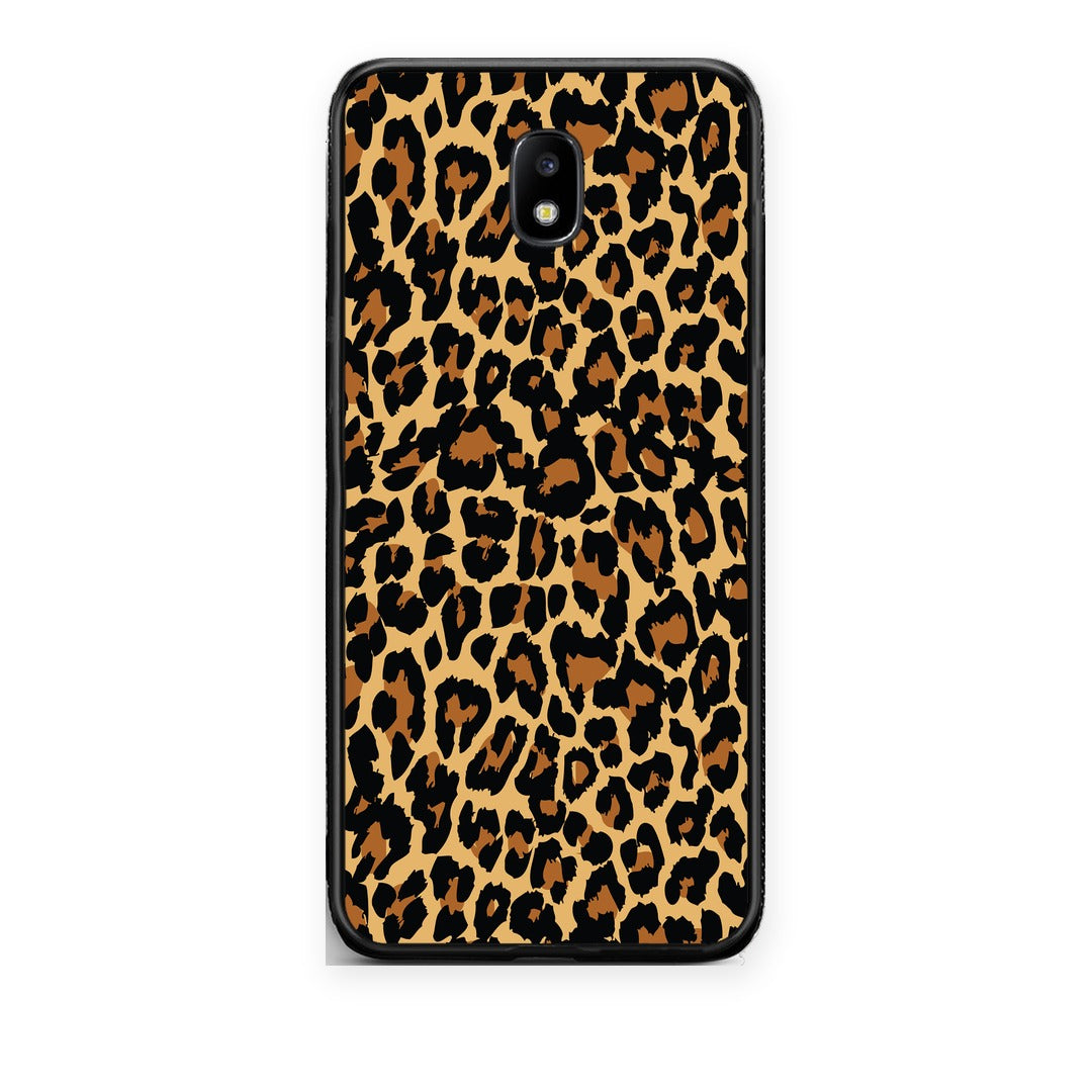 Θήκη Samsung Galaxy J7 2017 Animal Leopard από τη Smartfits με σχέδιο στο πίσω μέρος και μαύρο περίβλημα | Samsung Galaxy J7 2017 Animal Leopard case with colorful back and black bezels