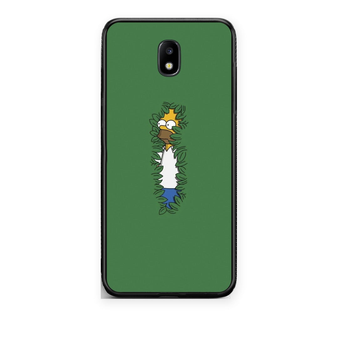 Θήκη Samsung Galaxy J7 2017 Bush Man από τη Smartfits με σχέδιο στο πίσω μέρος και μαύρο περίβλημα | Samsung Galaxy J7 2017 Bush Man case with colorful back and black bezels