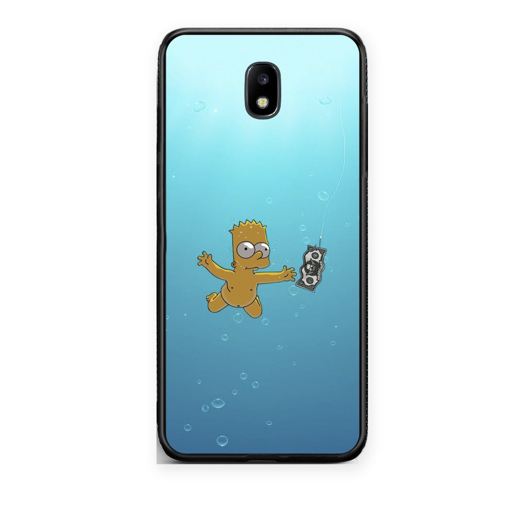 Θήκη Samsung Galaxy J7 2017 Chasing Money από τη Smartfits με σχέδιο στο πίσω μέρος και μαύρο περίβλημα | Samsung Galaxy J7 2017 Chasing Money case with colorful back and black bezels