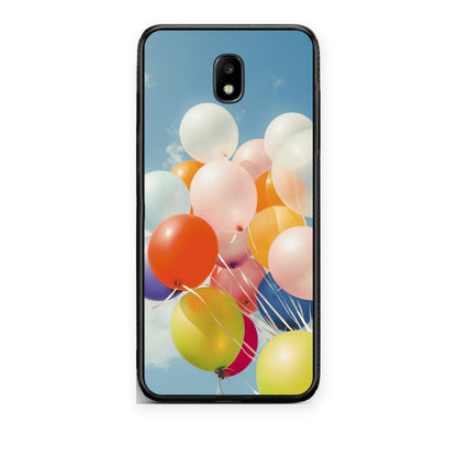 Θήκη Samsung Galaxy J7 2017 Colorful Balloons από τη Smartfits με σχέδιο στο πίσω μέρος και μαύρο περίβλημα | Samsung Galaxy J7 2017 Colorful Balloons case with colorful back and black bezels