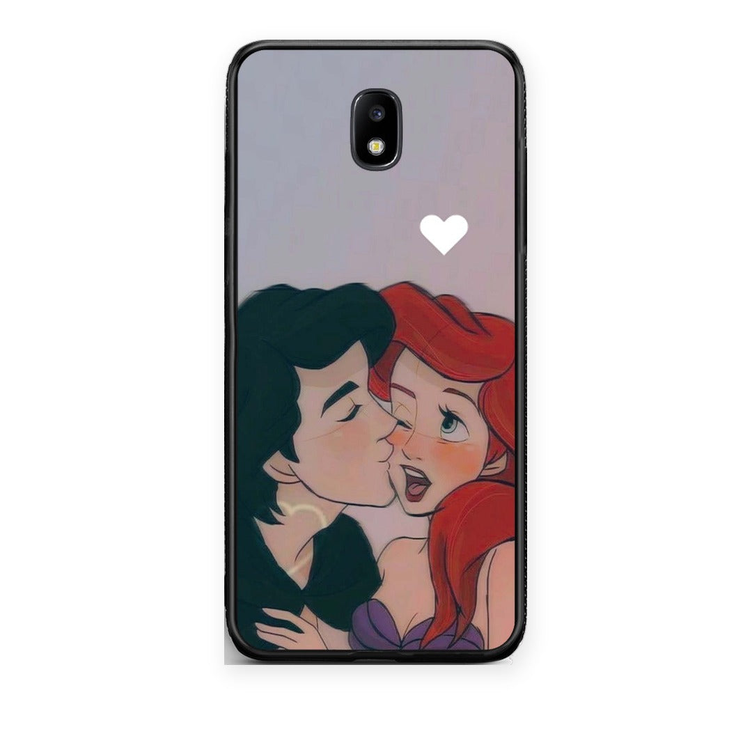 Θήκη Samsung Galaxy J7 2017 Mermaid Couple από τη Smartfits με σχέδιο στο πίσω μέρος και μαύρο περίβλημα | Samsung Galaxy J7 2017 Mermaid Couple case with colorful back and black bezels