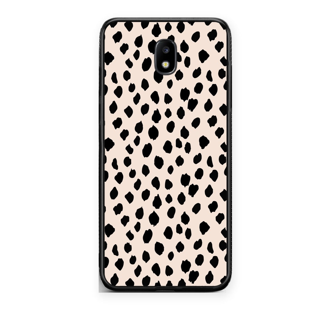 Θήκη Samsung Galaxy J7 2017 New Polka Dots από τη Smartfits με σχέδιο στο πίσω μέρος και μαύρο περίβλημα | Samsung Galaxy J7 2017 New Polka Dots case with colorful back and black bezels