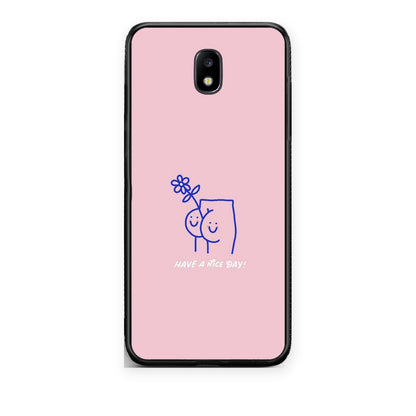 Θήκη Samsung Galaxy J7 2017 Nice Day από τη Smartfits με σχέδιο στο πίσω μέρος και μαύρο περίβλημα | Samsung Galaxy J7 2017 Nice Day case with colorful back and black bezels