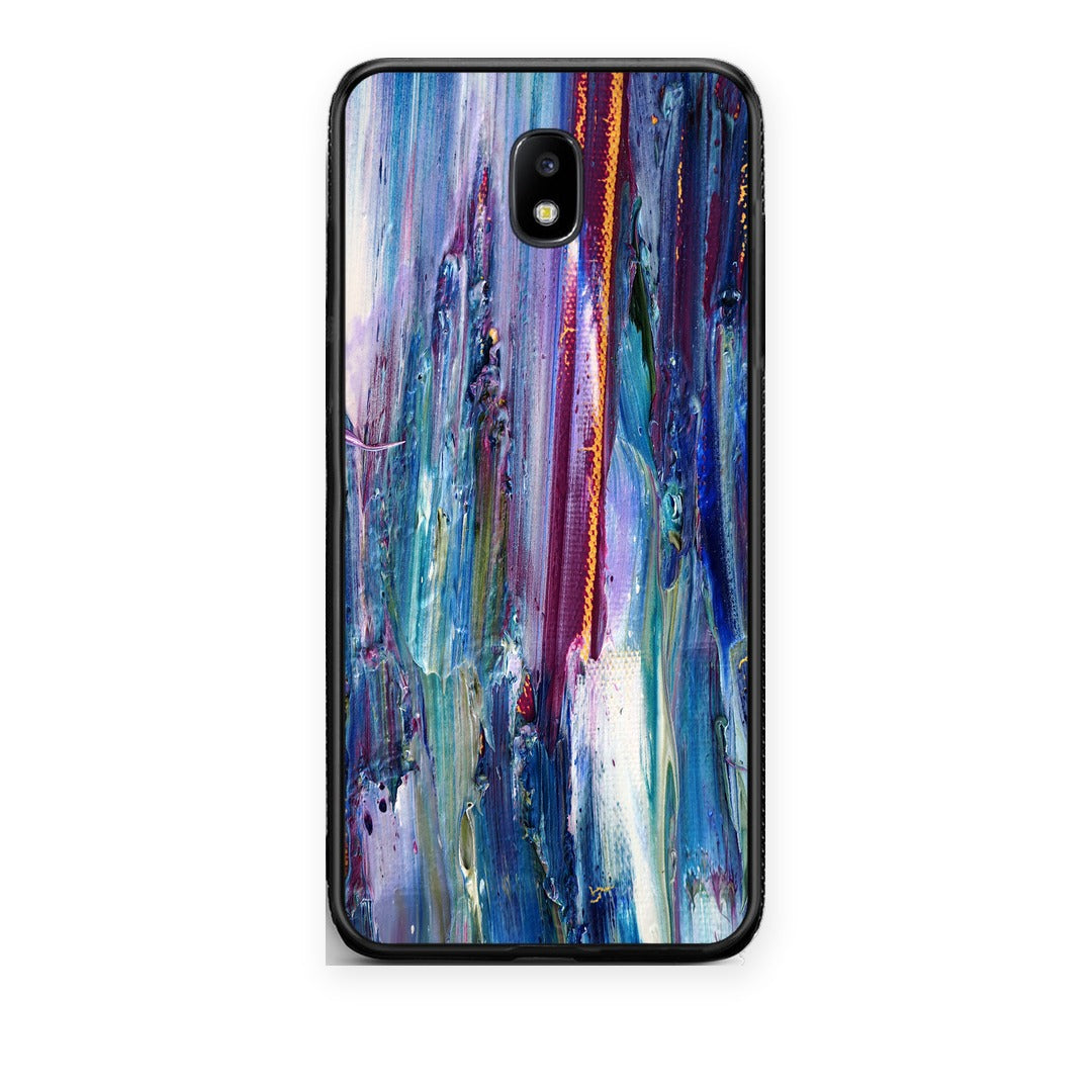 Θήκη Samsung Galaxy J7 2017 Paint Winter από τη Smartfits με σχέδιο στο πίσω μέρος και μαύρο περίβλημα | Samsung Galaxy J7 2017 Paint Winter case with colorful back and black bezels
