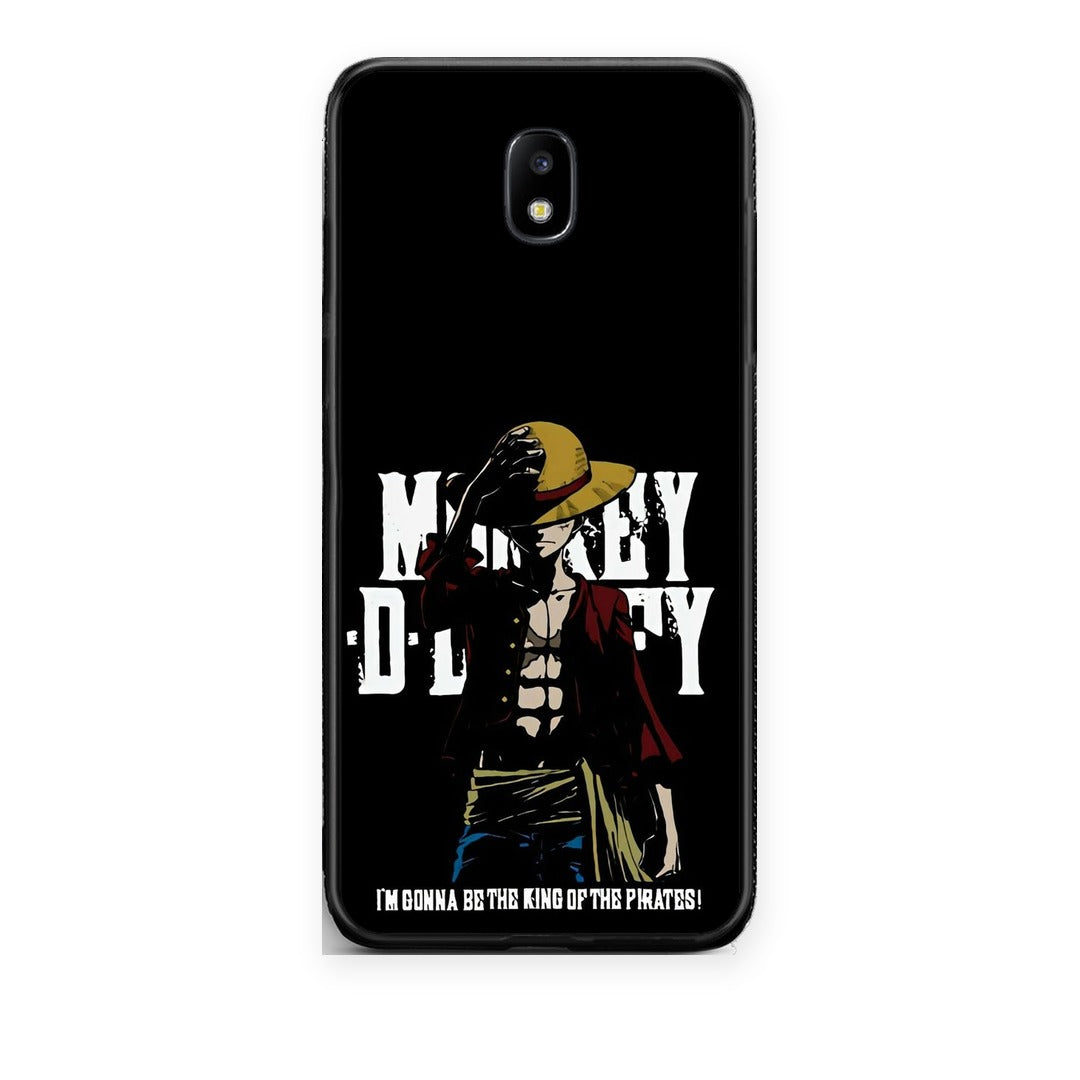Θήκη Samsung Galaxy J7 2017 Pirate King από τη Smartfits με σχέδιο στο πίσω μέρος και μαύρο περίβλημα | Samsung Galaxy J7 2017 Pirate King case with colorful back and black bezels