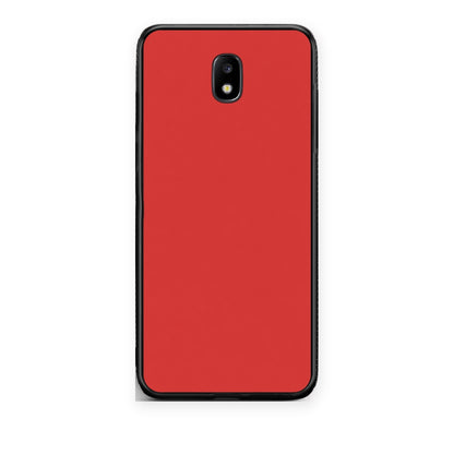 Θήκη Samsung Galaxy J7 2017 Poppy Red από τη Smartfits με σχέδιο στο πίσω μέρος και μαύρο περίβλημα | Samsung Galaxy J7 2017 Poppy Red case with colorful back and black bezels