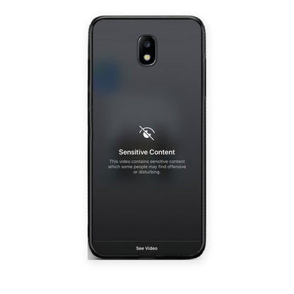 Θήκη Samsung Galaxy J7 2017 Sensitive Content από τη Smartfits με σχέδιο στο πίσω μέρος και μαύρο περίβλημα | Samsung Galaxy J7 2017 Sensitive Content case with colorful back and black bezels