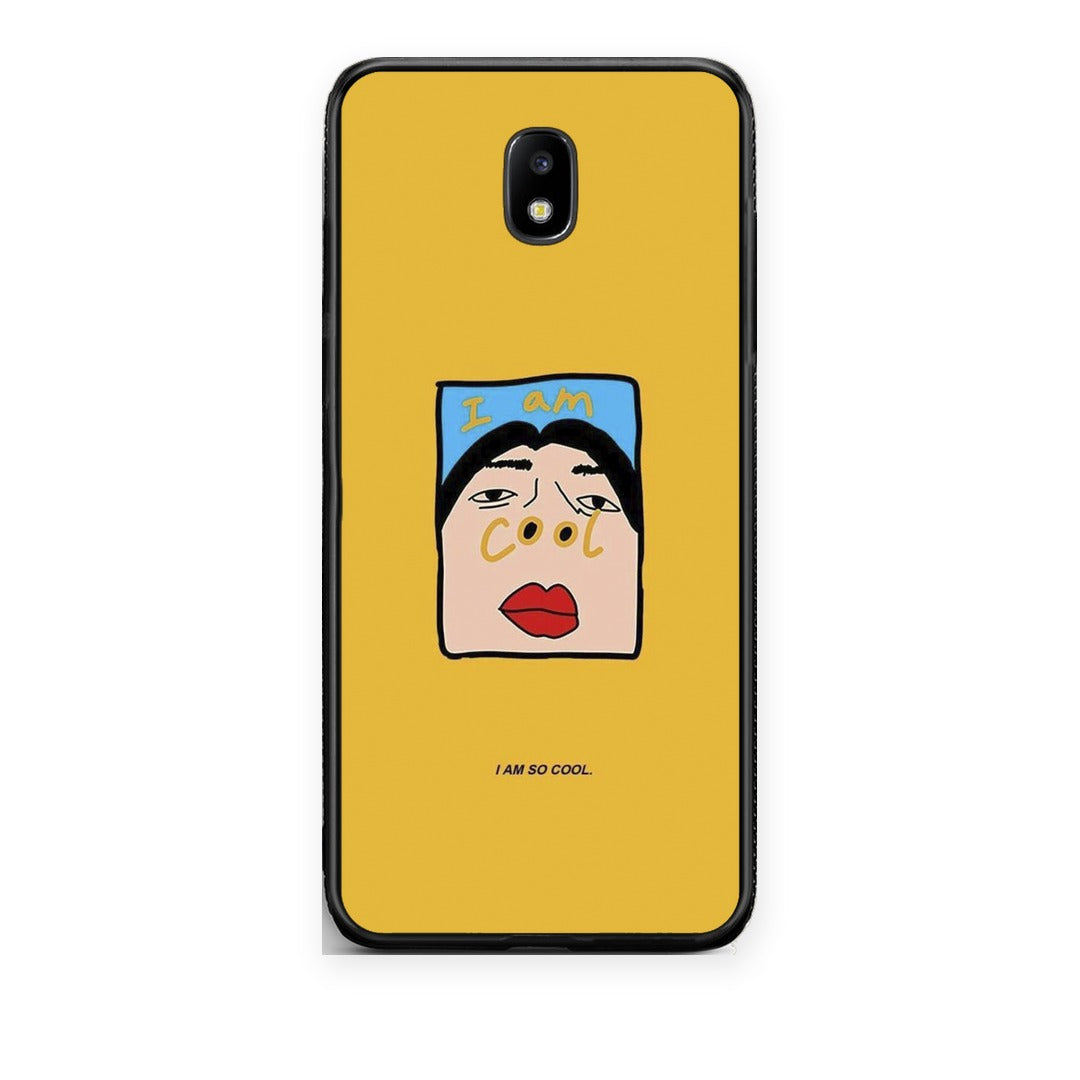 Θήκη Samsung Galaxy J7 2017 So Cool από τη Smartfits με σχέδιο στο πίσω μέρος και μαύρο περίβλημα | Samsung Galaxy J7 2017 So Cool case with colorful back and black bezels