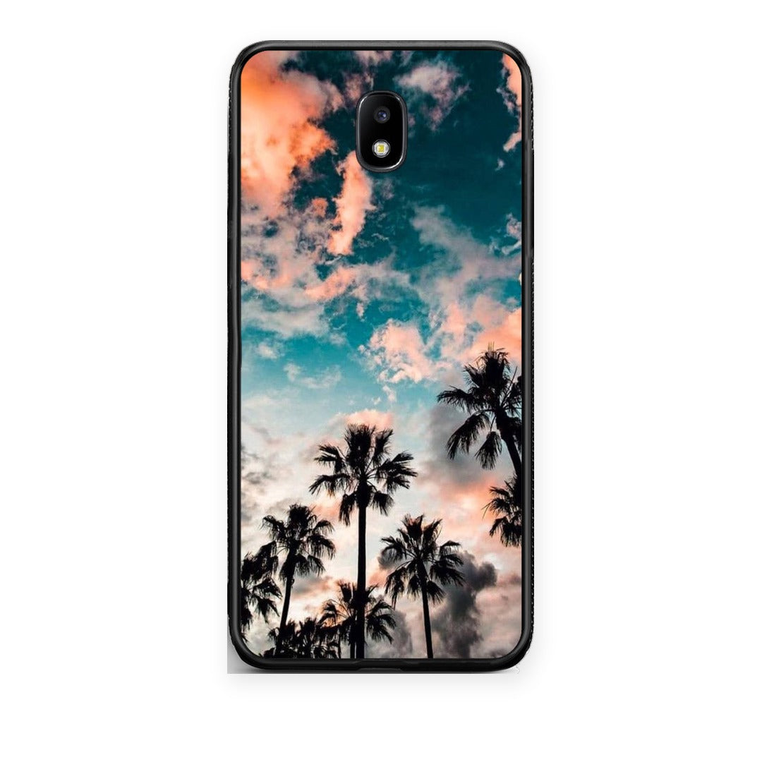Θήκη Samsung Galaxy J7 2017 Summer Sky από τη Smartfits με σχέδιο στο πίσω μέρος και μαύρο περίβλημα | Samsung Galaxy J7 2017 Summer Sky case with colorful back and black bezels