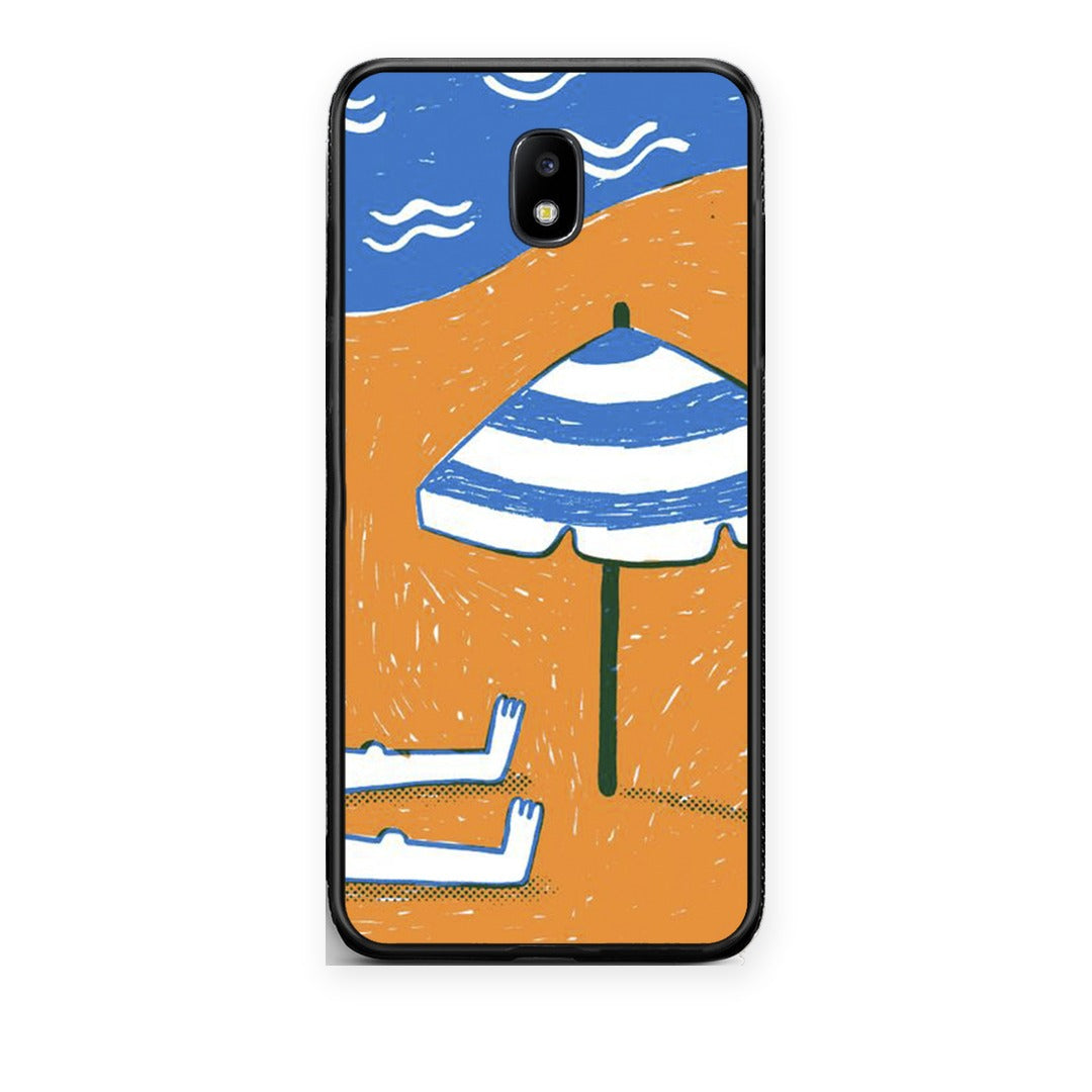 Θήκη Samsung Galaxy J7 2017 Summering από τη Smartfits με σχέδιο στο πίσω μέρος και μαύρο περίβλημα | Samsung Galaxy J7 2017 Summering case with colorful back and black bezels