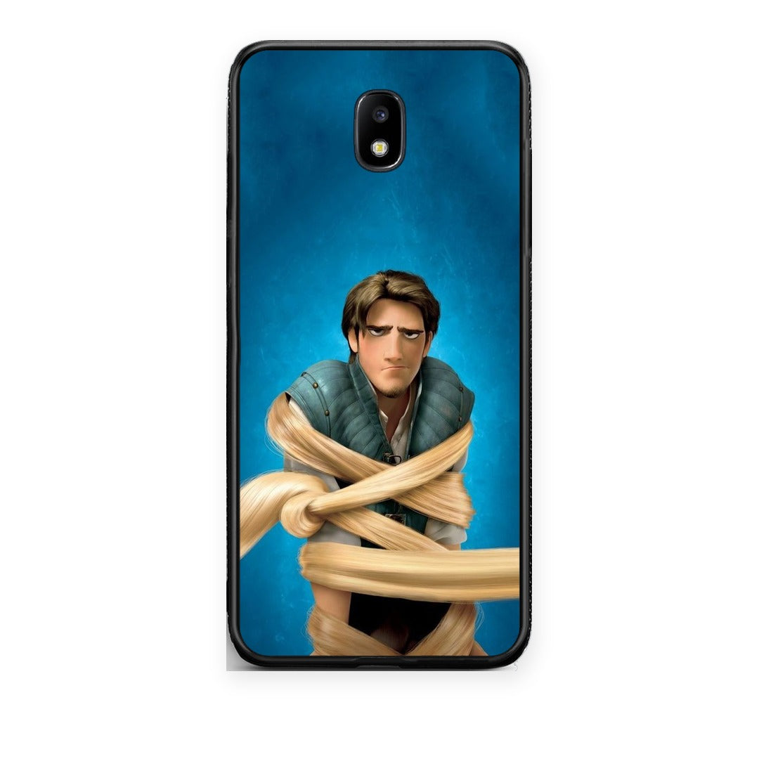 Θήκη Samsung Galaxy J7 2017 Tangled 1 από τη Smartfits με σχέδιο στο πίσω μέρος και μαύρο περίβλημα | Samsung Galaxy J7 2017 Tangled 1 case with colorful back and black bezels