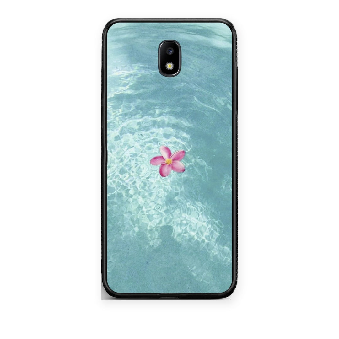 Θήκη Samsung Galaxy J7 2017 Water Flower από τη Smartfits με σχέδιο στο πίσω μέρος και μαύρο περίβλημα | Samsung Galaxy J7 2017 Water Flower case with colorful back and black bezels