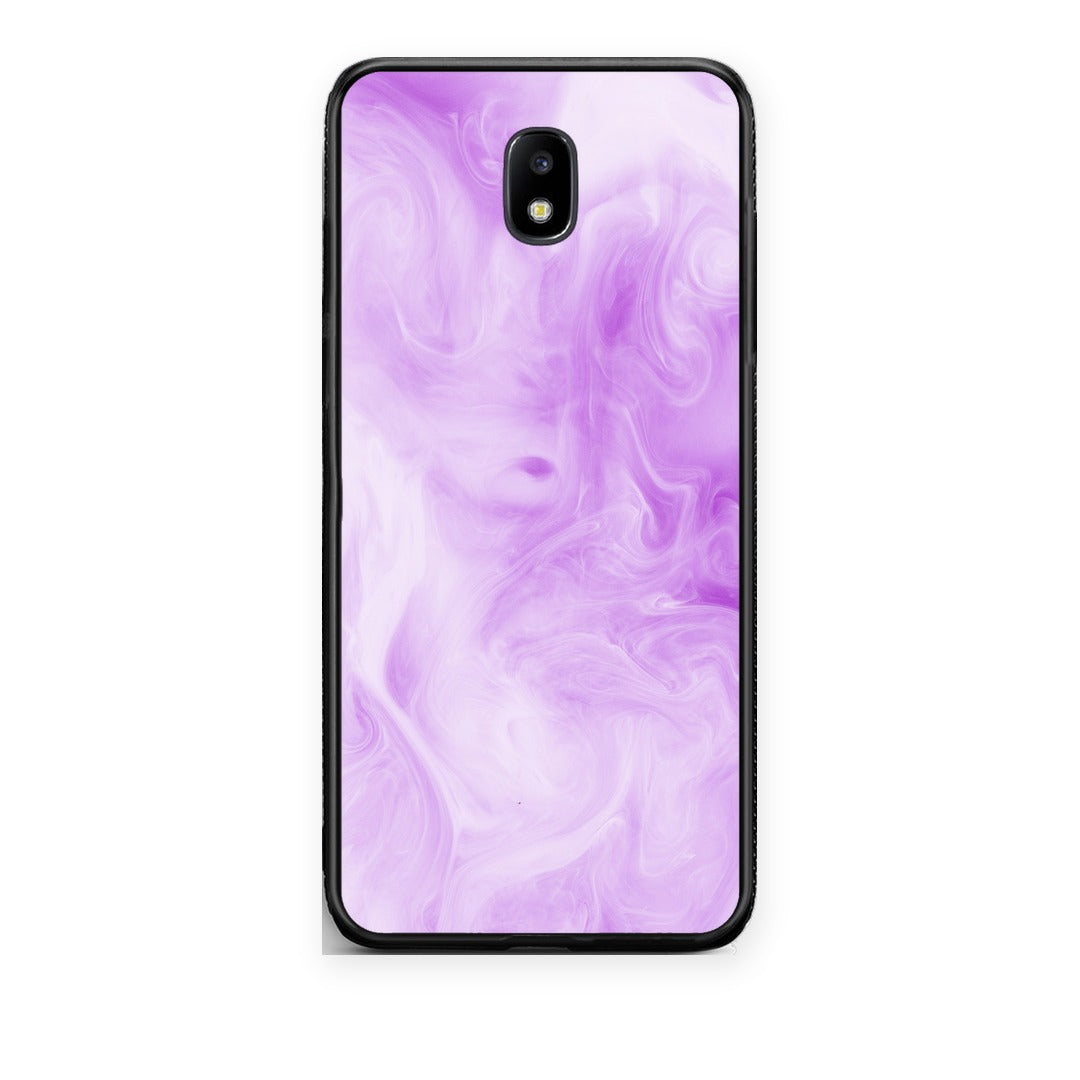 Θήκη Samsung Galaxy J7 2017 Watercolor Lavender από τη Smartfits με σχέδιο στο πίσω μέρος και μαύρο περίβλημα | Samsung Galaxy J7 2017 Watercolor Lavender case with colorful back and black bezels