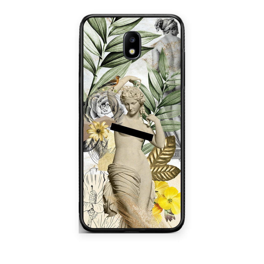 Θήκη Samsung Galaxy J7 2017 Woman Statue από τη Smartfits με σχέδιο στο πίσω μέρος και μαύρο περίβλημα | Samsung Galaxy J7 2017 Woman Statue case with colorful back and black bezels