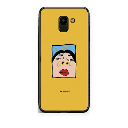 Θήκη Samsung Galaxy J6 So Cool από τη Smartfits με σχέδιο στο πίσω μέρος και μαύρο περίβλημα | Samsung Galaxy J6 So Cool case with colorful back and black bezels