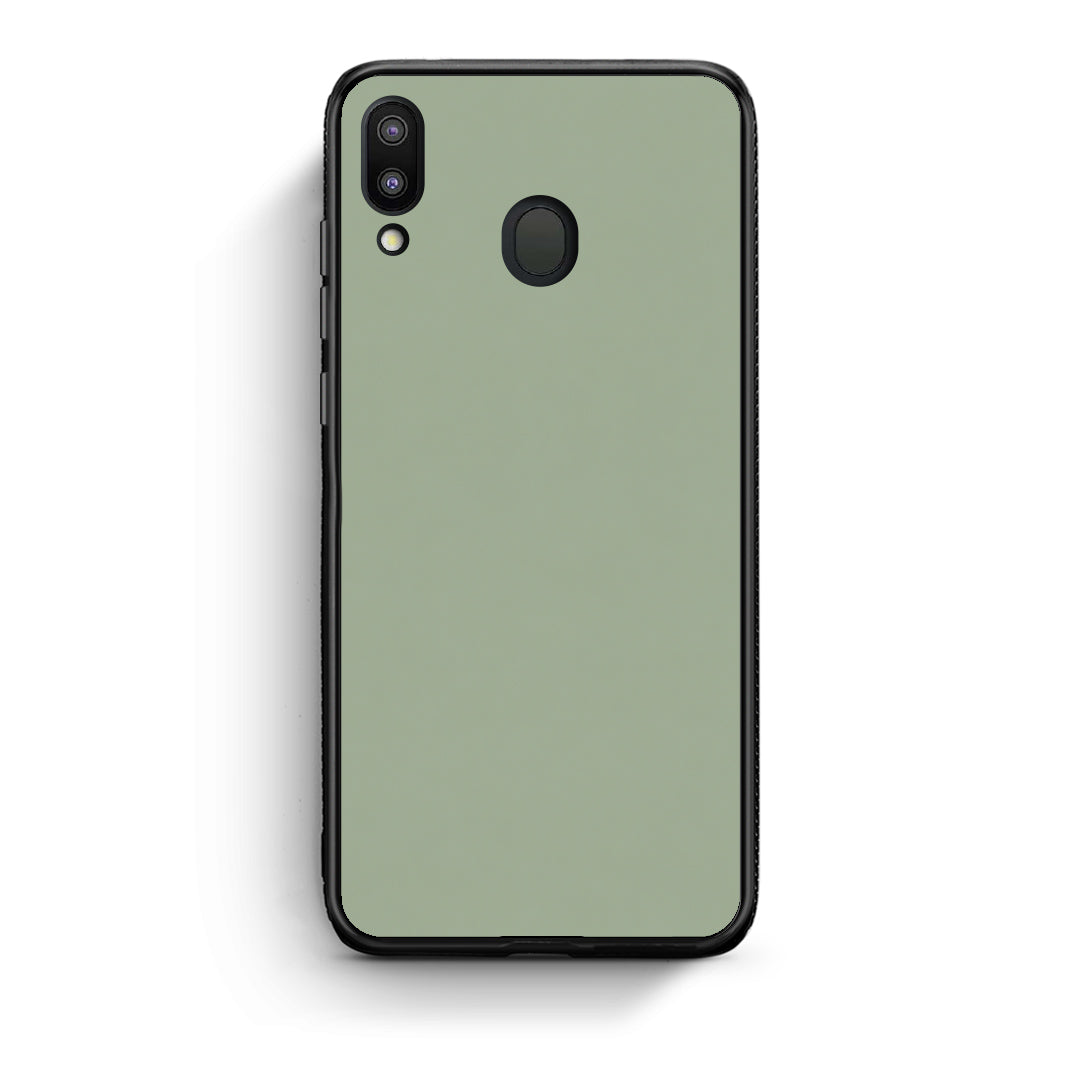 Θήκη Samsung Galaxy M20 Sage Green από τη Smartfits με σχέδιο στο πίσω μέρος και μαύρο περίβλημα | Samsung Galaxy M20 Sage Green case with colorful back and black bezels