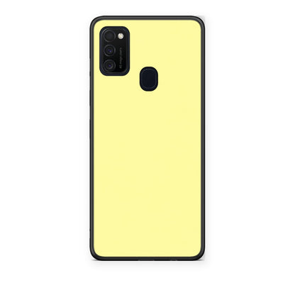 Θήκη Samsung Galaxy M21 / M30s Butter Yellow από τη Smartfits με σχέδιο στο πίσω μέρος και μαύρο περίβλημα | Samsung Galaxy M21 / M30s Butter Yellow case with colorful back and black bezels