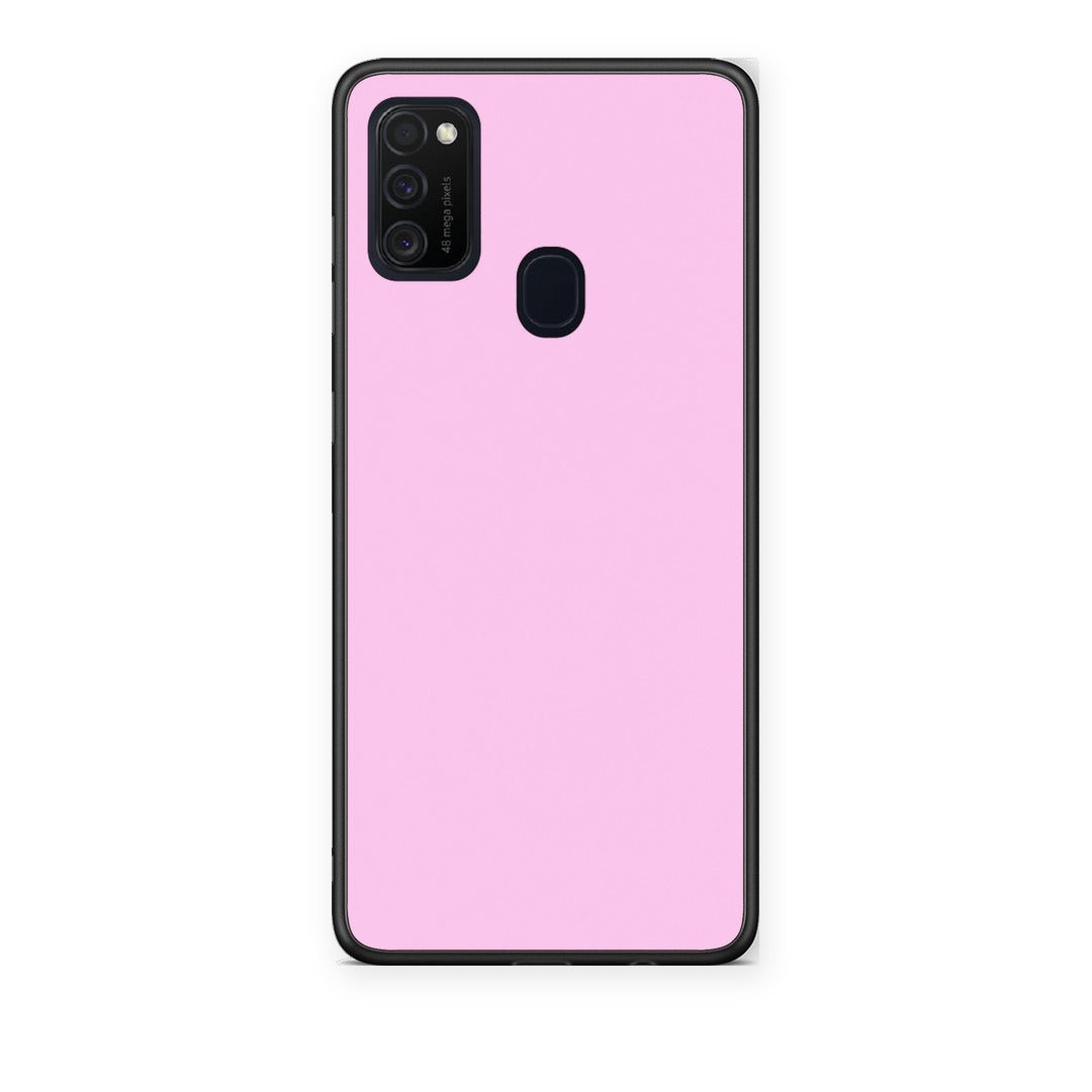 Θήκη Samsung Galaxy M21 / M30s Cotton Candy Pink από τη Smartfits με σχέδιο στο πίσω μέρος και μαύρο περίβλημα | Samsung Galaxy M21 / M30s Cotton Candy Pink case with colorful back and black bezels