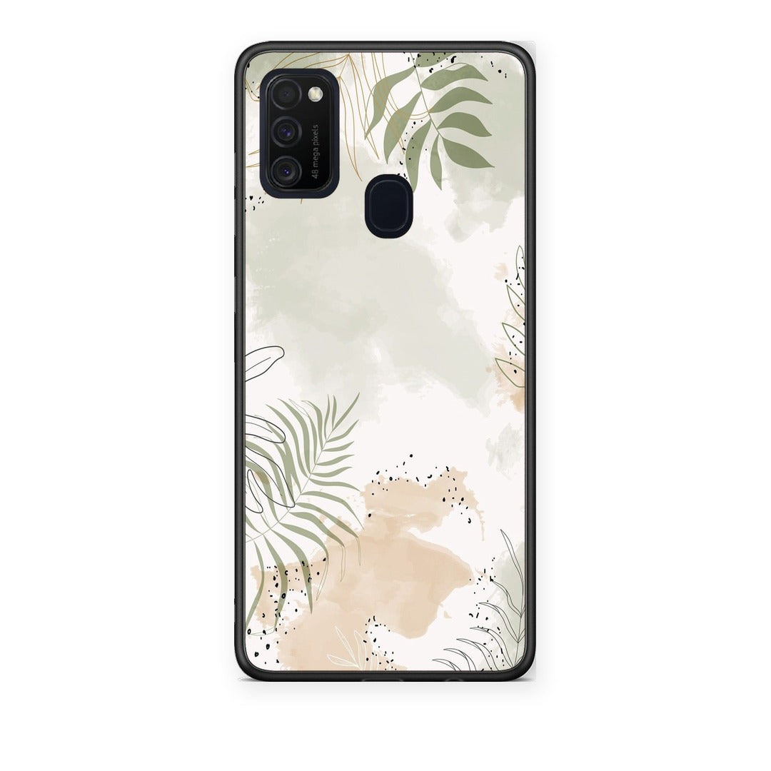 Θήκη Samsung Galaxy M21 / M30s Nude Plants από τη Smartfits με σχέδιο στο πίσω μέρος και μαύρο περίβλημα | Samsung Galaxy M21 / M30s Nude Plants case with colorful back and black bezels