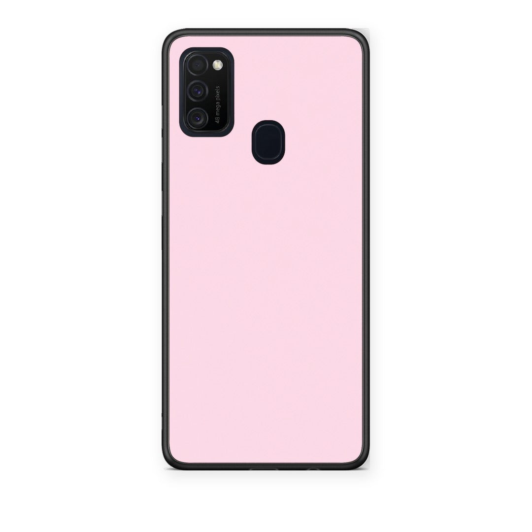 Θήκη Samsung Galaxy M21 / M30s Pale Pink από τη Smartfits με σχέδιο στο πίσω μέρος και μαύρο περίβλημα | Samsung Galaxy M21 / M30s Pale Pink case with colorful back and black bezels