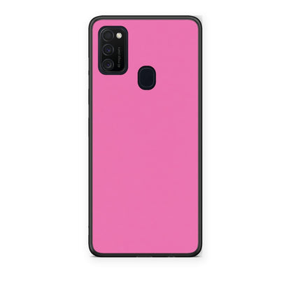 Θήκη Samsung Galaxy M21 / M30s Rose Pink από τη Smartfits με σχέδιο στο πίσω μέρος και μαύρο περίβλημα | Samsung Galaxy M21 / M30s Rose Pink case with colorful back and black bezels