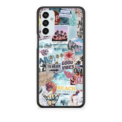 Θήκη Samsung Galaxy M23 / F23 Summer Vibes από τη Smartfits με σχέδιο στο πίσω μέρος και μαύρο περίβλημα | Samsung Galaxy M23 / F23 Summer Vibes case with colorful back and black bezels