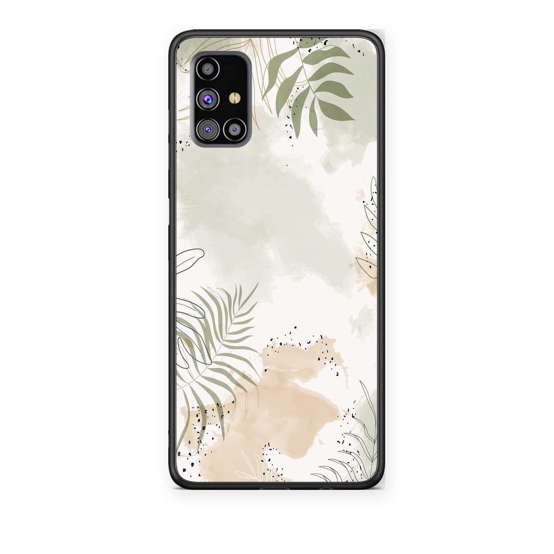 Θήκη Samsung Galaxy M31s Nude Plants από τη Smartfits με σχέδιο στο πίσω μέρος και μαύρο περίβλημα | Samsung Galaxy M31s Nude Plants case with colorful back and black bezels