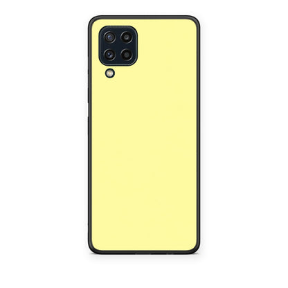 Θήκη Samsung Galaxy M32 4G / M22 Butter Yellow από τη Smartfits με σχέδιο στο πίσω μέρος και μαύρο περίβλημα | Samsung Galaxy M32 4G / M22 Butter Yellow case with colorful back and black bezels