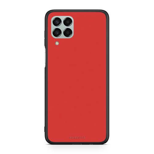 Θήκη Samsung Galaxy M33 Poppy Red από τη Smartfits με σχέδιο στο πίσω μέρος και μαύρο περίβλημα | Samsung Galaxy M33 Poppy Red case with colorful back and black bezels