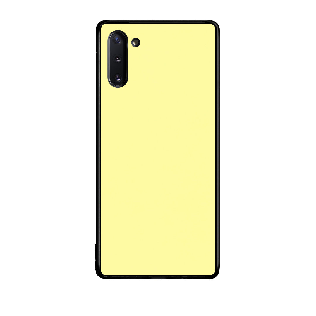 Θήκη Samsung Galaxy Note 10 Butter Yellow από τη Smartfits με σχέδιο στο πίσω μέρος και μαύρο περίβλημα | Samsung Galaxy Note 10 Butter Yellow case with colorful back and black bezels