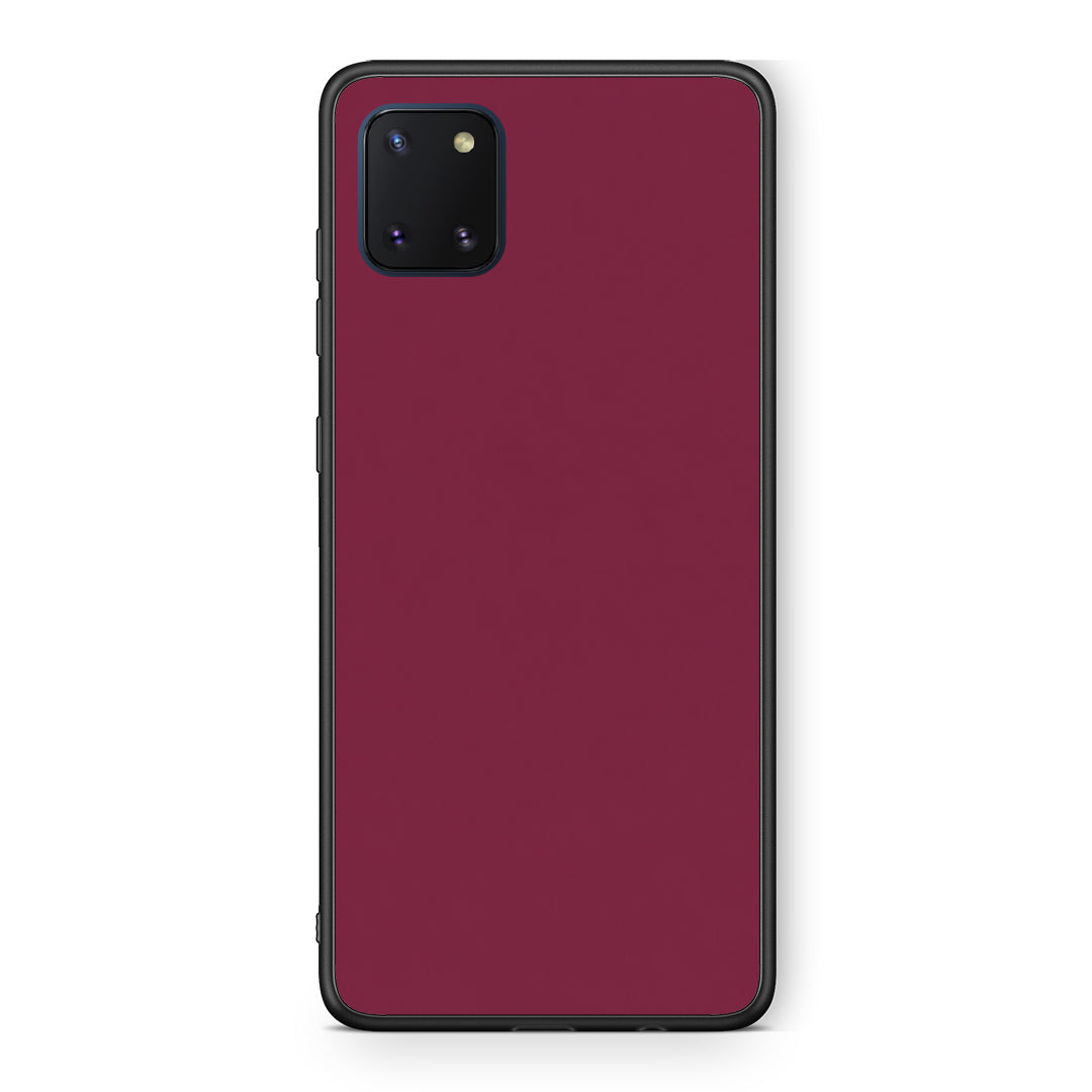 Θήκη Samsung Galaxy Note 10 Lite Burgundy από τη Smartfits με σχέδιο στο πίσω μέρος και μαύρο περίβλημα | Samsung Galaxy Note 10 Lite Burgundy case with colorful back and black bezels
