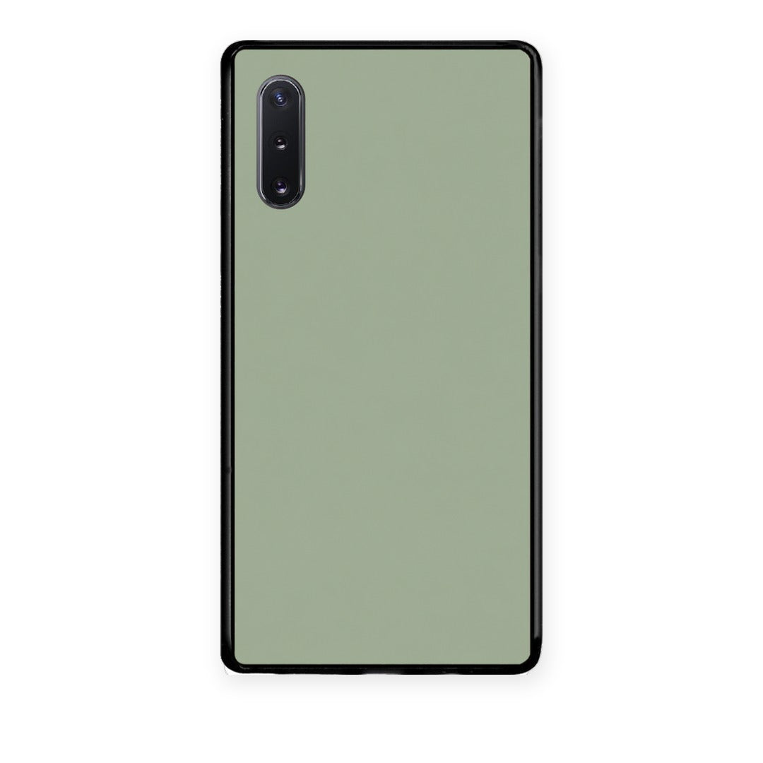 Θήκη Samsung Galaxy Note 10+ Sage Green από τη Smartfits με σχέδιο στο πίσω μέρος και μαύρο περίβλημα | Samsung Galaxy Note 10+ Sage Green case with colorful back and black bezels