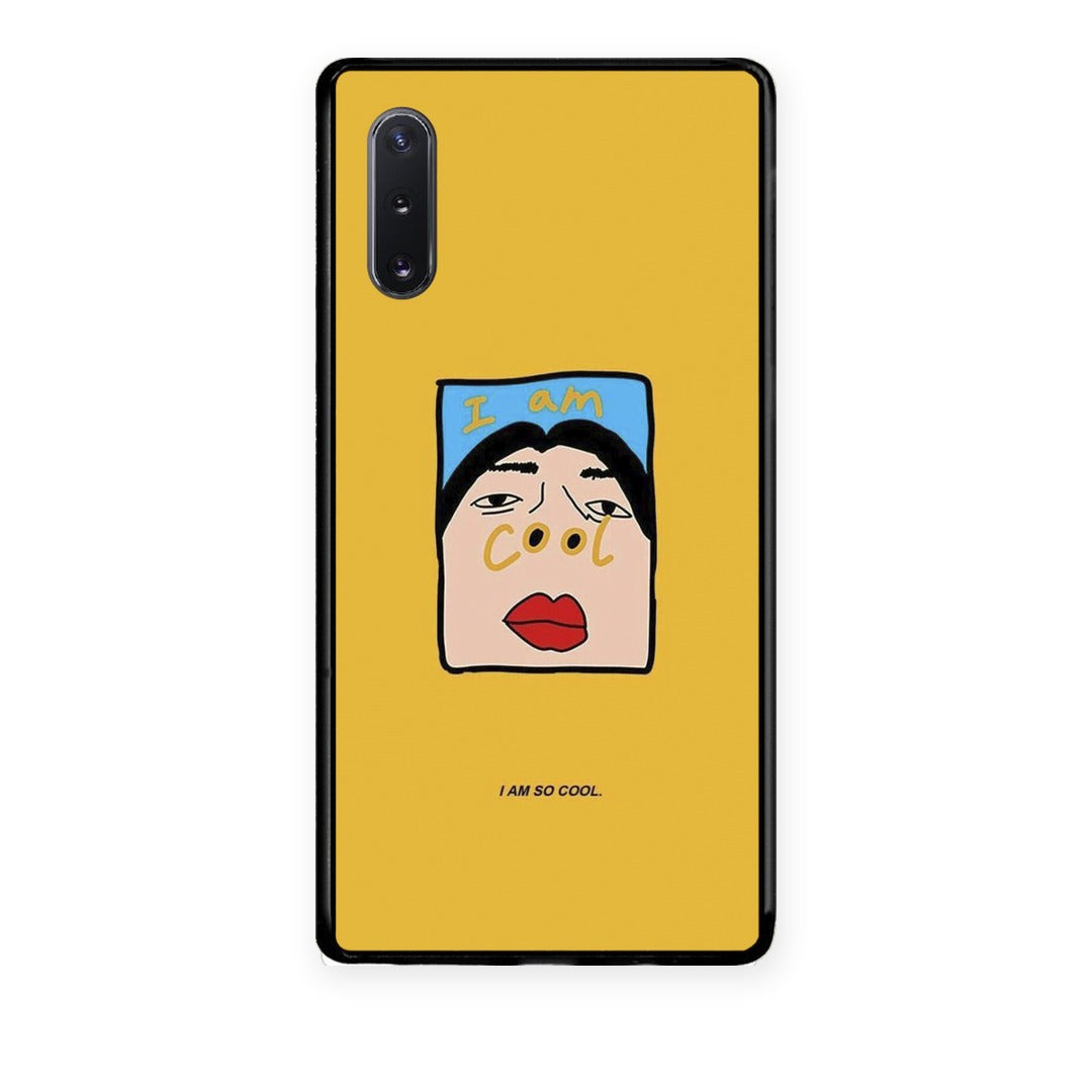 Θήκη Samsung Galaxy Note 10+ So Cool από τη Smartfits με σχέδιο στο πίσω μέρος και μαύρο περίβλημα | Samsung Galaxy Note 10+ So Cool case with colorful back and black bezels
